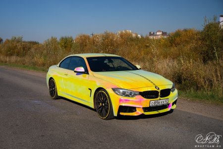BMW 4 Cabrio - Caramel Yellow TeckWrap