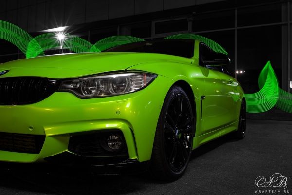 BMW 4 xDrive - Acid Lime TeckWrap